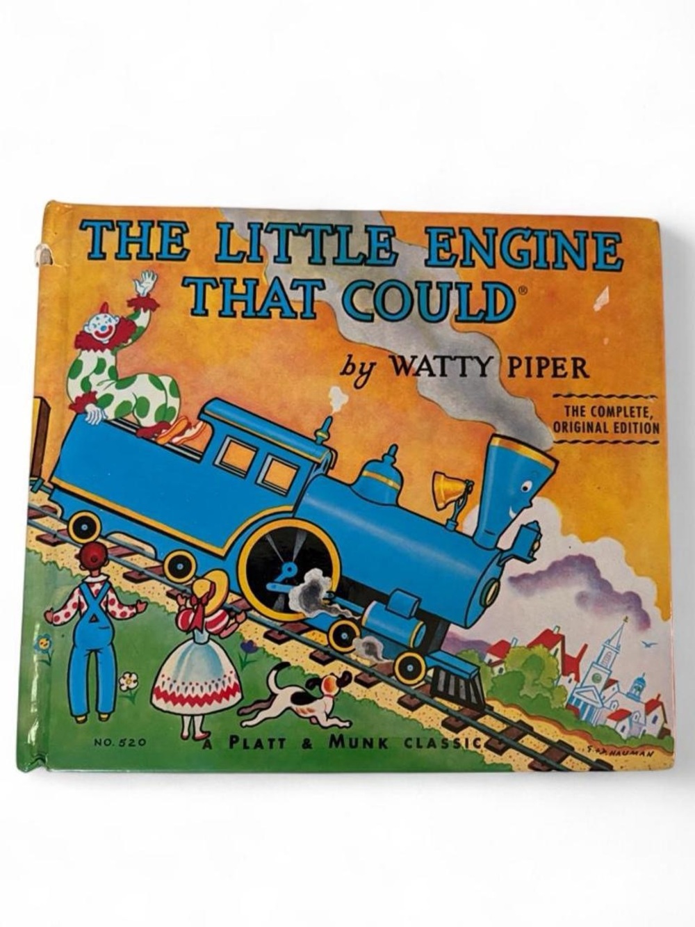 Vintage 1976 The Little Engine That Could by - Blue Cover Kids Book